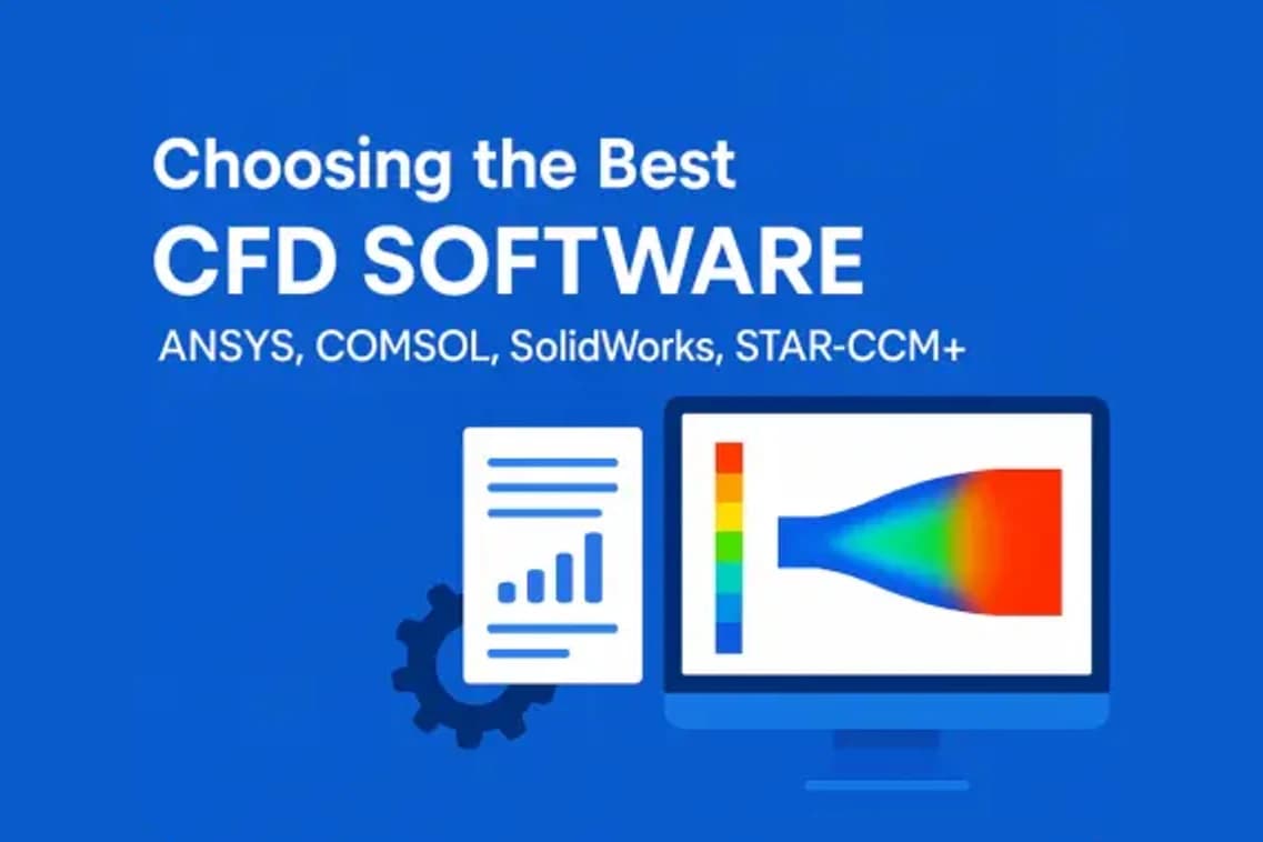 Choosing the Best CFD Software for Engineering: A Practical Guide to Ansys, COMSOL, SolidWorks and STAR-CCM+