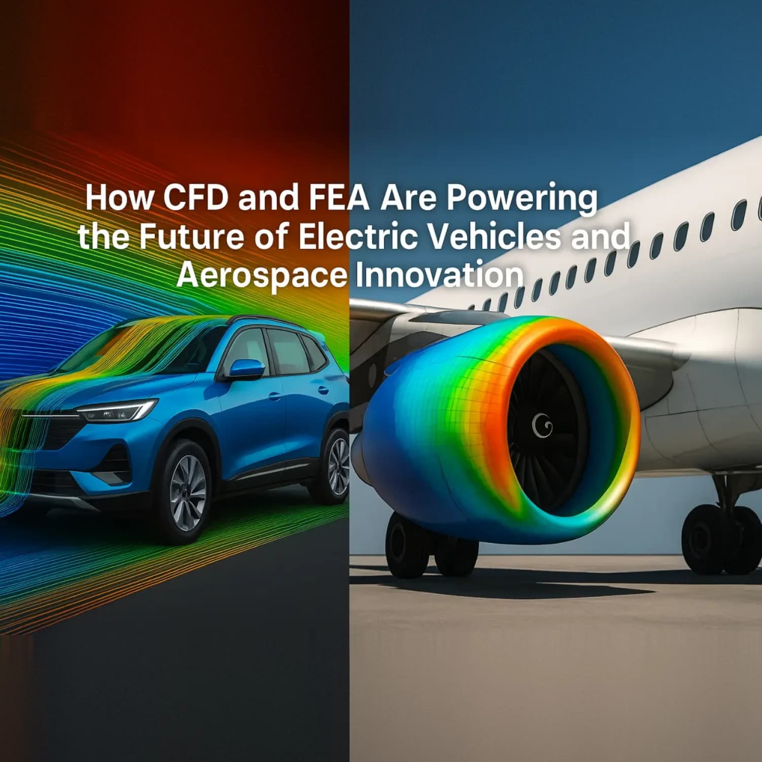 How CFD and FEA Are Powering the Future of Electric Vehicles and Aerospace Innovation