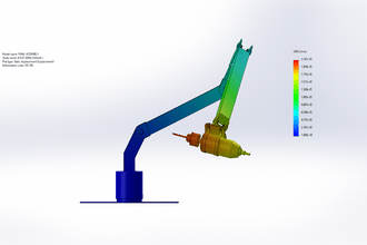 Structural Strength Analysis of a 6-DOF Robotic Drilling Arm and Its Joints