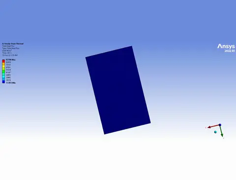 Laser Heat Source Simulation on a Plate Using Transient Thermal Analysis